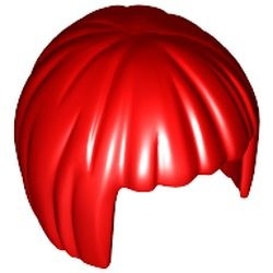 62711-5 Haar vrouw modern rood NIEUW *0L0000
