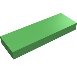 63864-36 Tegel 1x3 groen, helder NIEUW *1B110