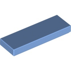 63864-42 Tegel 1x3 blauw, midden NIEUW *1B111