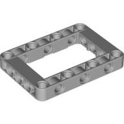 64179-86G Technic Hefbalk 5x7 open midden grijs, licht (blauwachtig) gebruikt *1D000