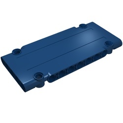64782-63 Technic, Sierpaneel plat 5x11x1 blauw, donker NIEUW *4T087