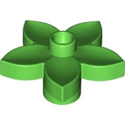6510-36G DUPLO Bloem 5 blaadjes met 1 nop groen, helder gebruikt *