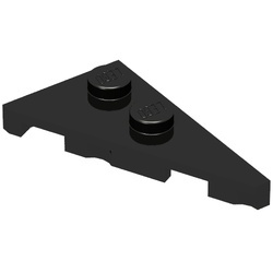 65426-11 Wig plaat 4x2 rechts met punt zwart NIEUW *5A003