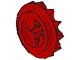 6589-5 Technic, Tandwiel 12 tanden plat rood NIEUW *0D000