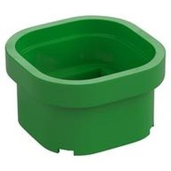 66787-36 Cylinder, half 6x6x3 1/3 (PAKKETPOST) groen, helder NIEUW *