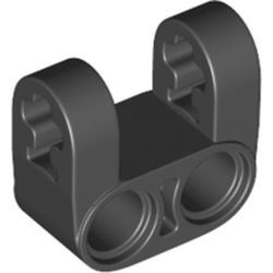 69819-11 Technic, as koppelaar 2x rond 2x as gesplitst VERSTERKTE ZIJKANT zwart NIEUW *0L000