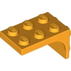 69906-110 Verbindingsplaat 3x2 - 2x2 oranje, lichthelder NIEUW *5A037