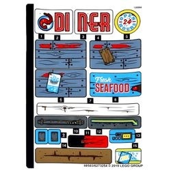 70422stk01 STICKER 70422 Shrimp Shack Attack NIEUW *0S0000