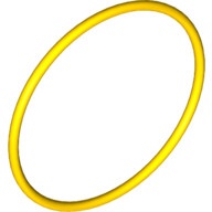 70905-3 Rubber bandje 5 noppen doorsnede geel NIEUW *0L0000
