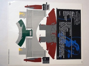75060stk01 STICKER 75060 Slave I UCS (tracor variant) NIEUW *0S0000