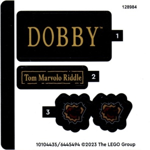 76421stk01 STICKER 76421 Dobby the House-Elf NIEUW *0S0000