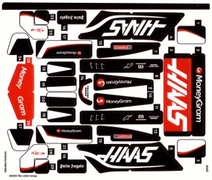 77250stk01 STICKER 77250stk01 MoneyGram Haas F1 Team VF-24 NIEUW *0S0000