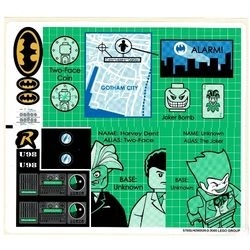 7783stk01 STICKER 7783 BATMAN- The Batcave NIEUW *0S0000