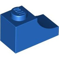 78666-7 Steen, boog 1x2 omgekeerd blauw NIEUW *5B016