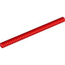 78c14-5G Slang geribbeld lengte 14 noppen rood gebruikt *5D0000