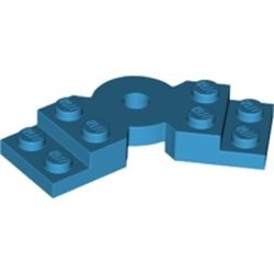 79846-153 Platte plaat 2x6x2/6 blauw, donkerazuur NIEUW *5C017
