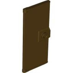 80683-120 Deur 1x3x6 met deurknop bruin, donker NIEUW *1L0000