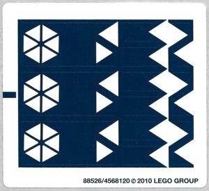 8086stk01 STICKER 8086 STAR WARS ARC-170 Starfighter NIEUW *0S0000