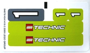 8256stk01 STICKER 8256 Super Kart NIEUW *0S0000