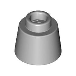 85975-86 Kegel 1,17x1,17x 2/3 (Fez) grijs, licht (blauwachtig) NIEUW *1B087