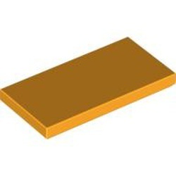 87079-110 Tegel 2x4 oranje, lichthelder NIEUW *1B136