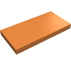 87079-150 Tegel 2x4 caramel, midden NIEUW *1B136