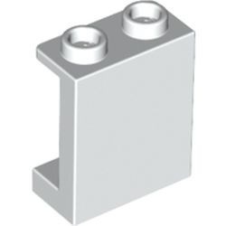 87552-1G Paneel 1x2x2 met kleine zijschotjes wit gebruikt *1F014