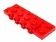 87609-5 Plaat 2x6x 2/3 4 noppen zijkant rood NIEUW *1L0000