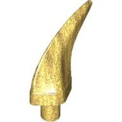 87747-115 Hoorn middenformaat goud, parel NIEUW *0L015
