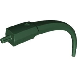 87846-80G Grote staart groen, donker gebruikt *0D000