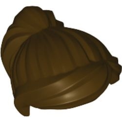 87990-120 Haar vrouw- paardenstaart bruin, donker NIEUW *0L0000
