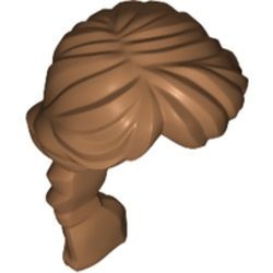 88286-150 Haren- Ponystaart lang met vlecht caramel, midden NIEUW *0L0000