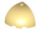 88293-2 Steen dome 3x3x2 kwartrond crème NIEUW *1L000