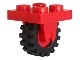 8c02-5G Houder voor wiel landingsgestel MET rood wiel en band (3464c02) rood gebruikt *