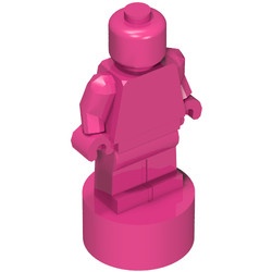 90398-47 Trofee/Ministandbeeld (Minifig) roze, donker NIEUW *0B0000