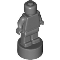 90398-85 Trofee/Ministandbeeld (Minifig) grijs, donker (blauwachtig) NIEUW *0B0000