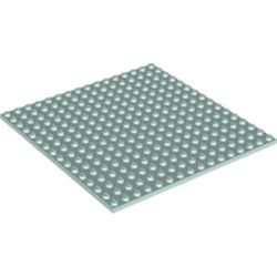 91405-152 Platte plaat 16x16 aqua, licht NIEUW *5K0000
