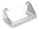 92583-12 Ruit 2x6x3 (breder) transparant NIEUW *