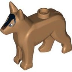 92586pb01-150 Hond Duitse Dog (Politiehond) zwarte ogen zwart voorhoofd caramel, midden NIEUW *0D000