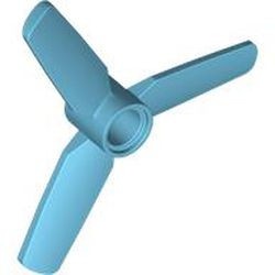 92842-156 Propellor L5 diameter- 3 dunne bladen blauw, middenazuur NIEUW *