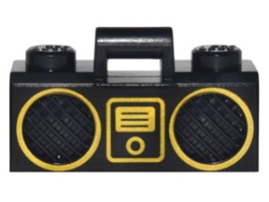 93221pb04-11 Radio- "Gettoblaster" met DIGITALE speler zwart NIEUW *0D0000 - Img 1