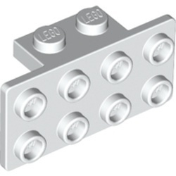 93274-1 Verbindingsplaat 1x2- 2x4 (breed) wit NIEUW *1B264