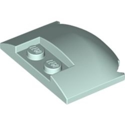 93604-152 Wigplaat gebogen 3x4x 2/3 drievoudig gebogen (korte motorklep) aqua, licht NIEUW *