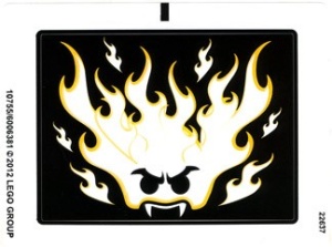 9464stk01 STICKER The Vampyre Hearse NIEUW *0S0000