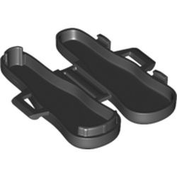 96207-11G Viool/gitaar kist zwart gebruikt *1E020
