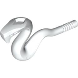 98136-1 Slang gekronkeld wit NIEUW *0D000