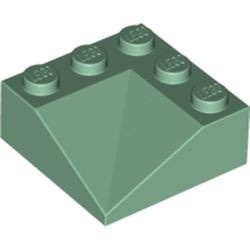 99301-48 Dakpan 33 graden hoek 3x3 BINNENZIJDE groen, zandkleurig NIEUW *1L191