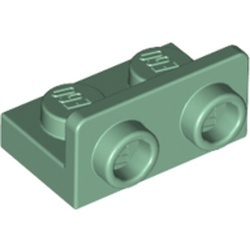 99780-48 Verbindingsplaat 1x2- 1x2 OMGEKEERD groen, zandkleurig NIEUW *1B259