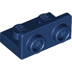 99780-63 Verbindingsplaat 1x2- 1x2 OMGEKEERD blauw, donker NIEUW *1B259