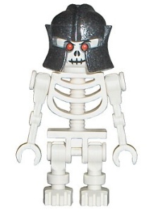 cas329G Undead- Skeletstrijder 3, wit gebruikt *0M0000